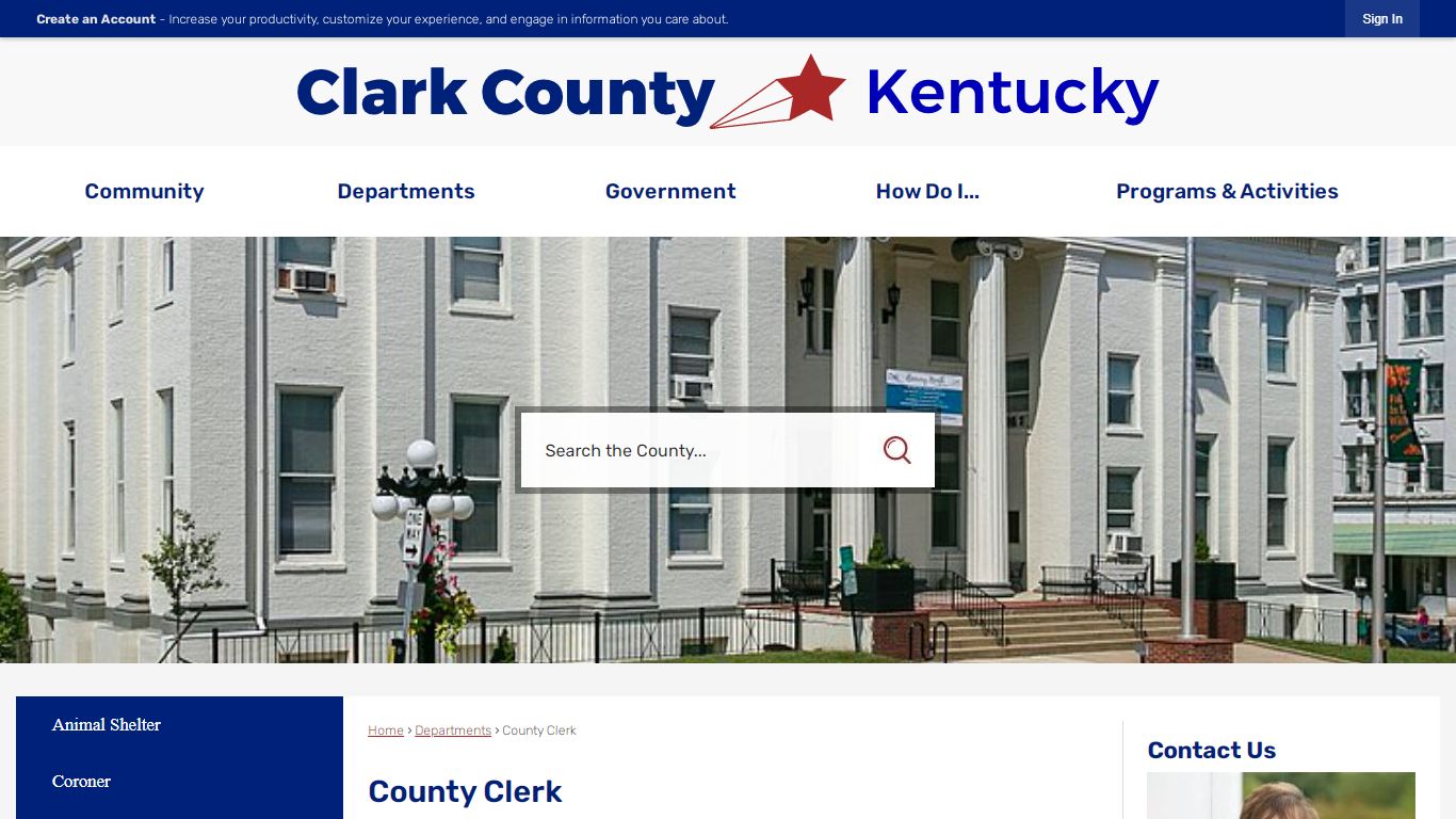 County Clerk | Clark County, KY